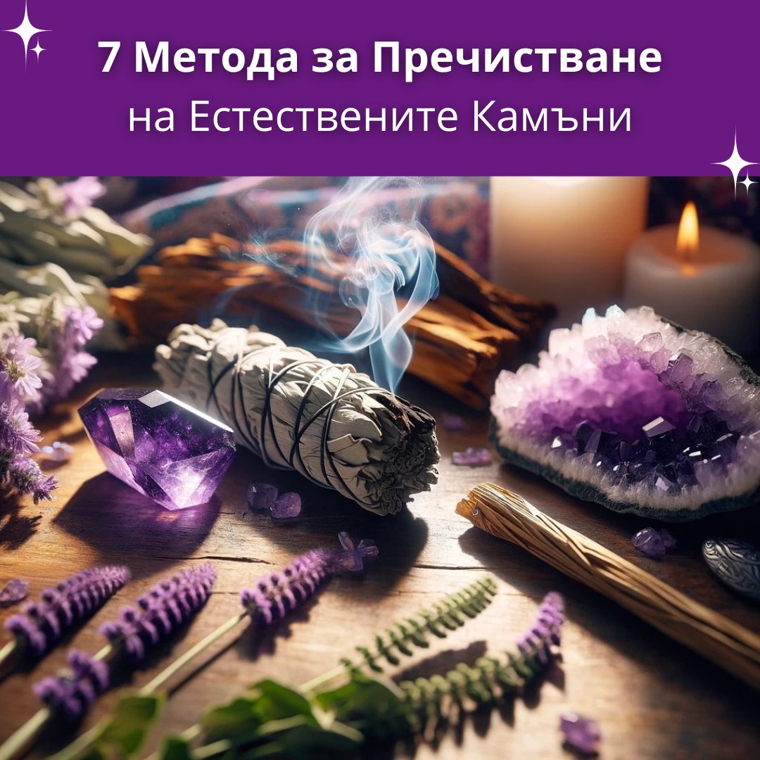 Как да пречистваме Естествените камъни?